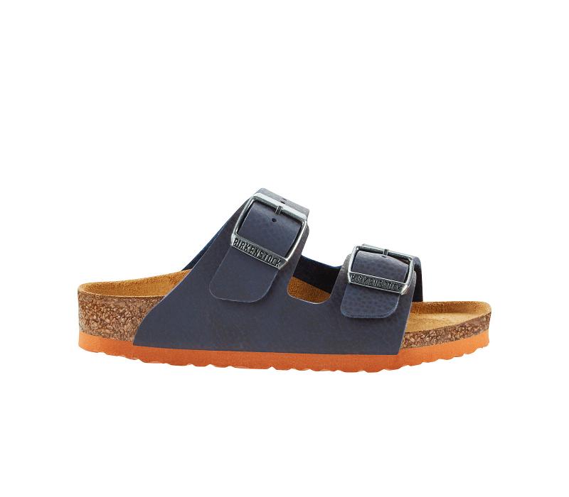 Birkenstock Birko Flor Narrow Arizona Børn Blå | DK 163YXF